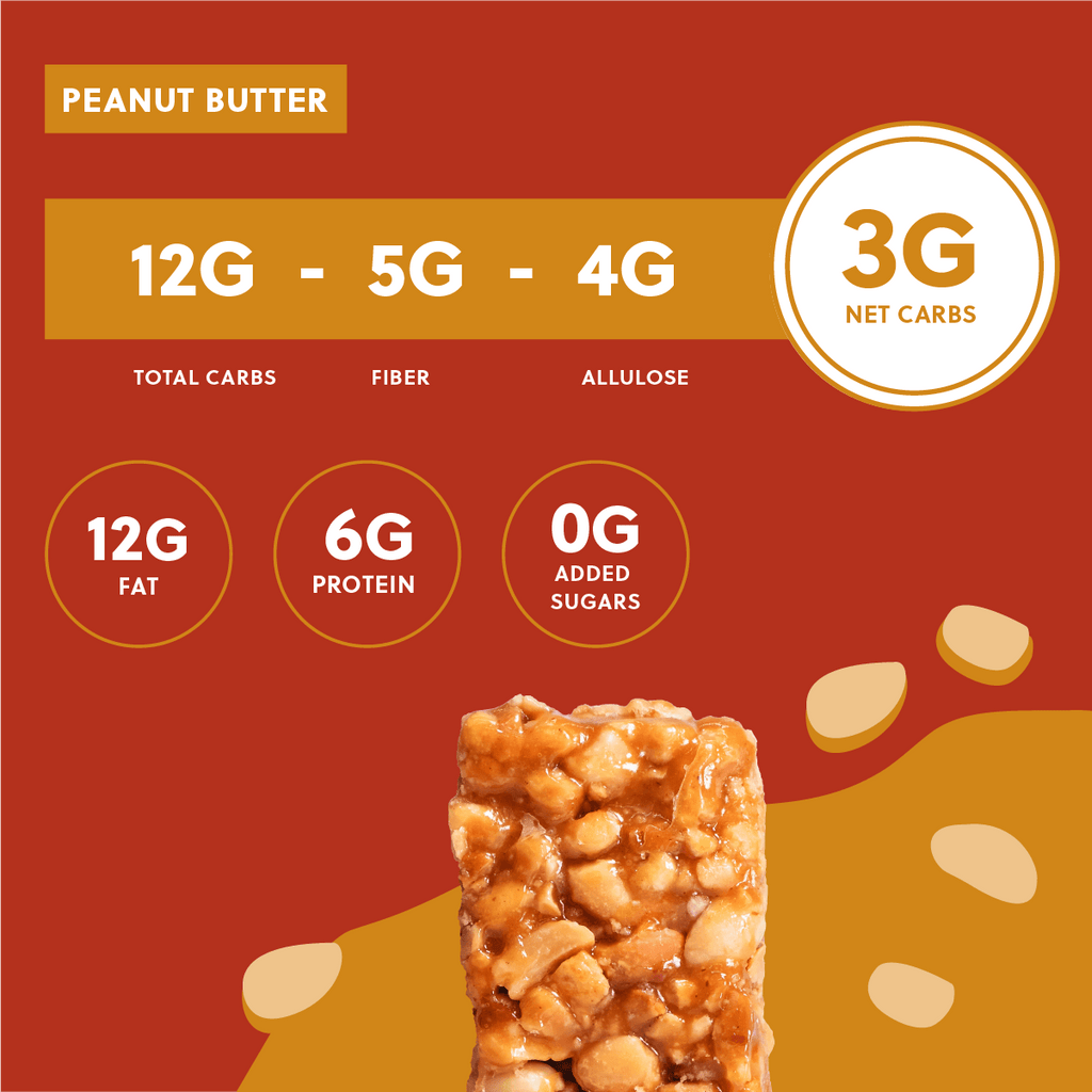 Keto Granola Bars - 8 Bars Original